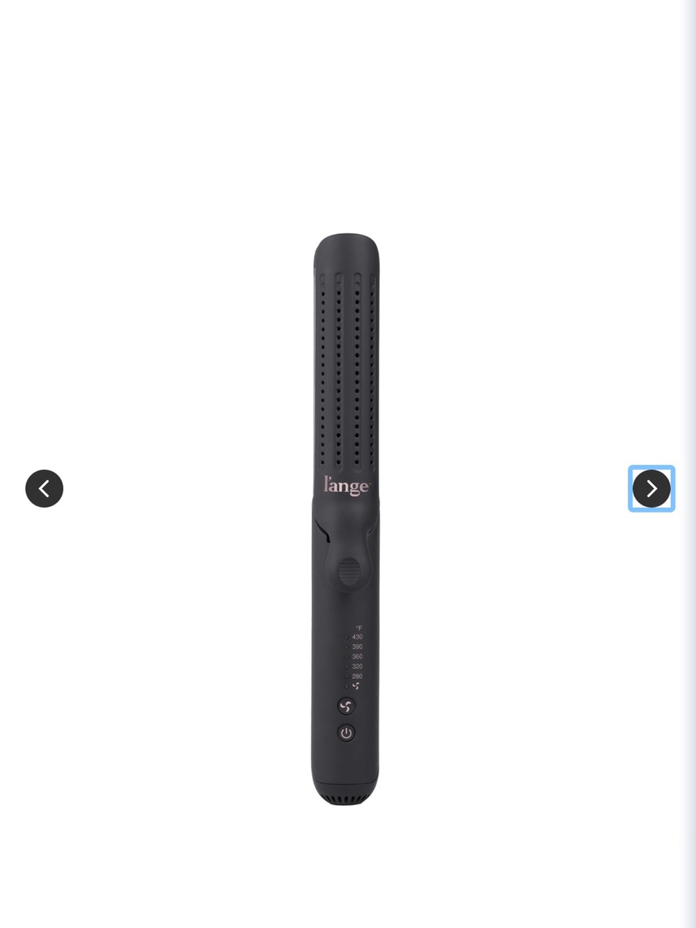 Lange Black Hair Straightening Brush